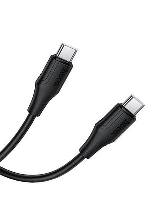 Кабель hoco bien silicone charging data cable c to c black ( ) 3