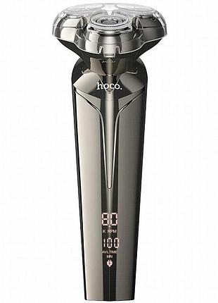 Портативная электробритва hoco hp39 three-head shaver metal gray