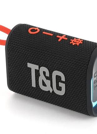Bluetooth-колонка з rgb підсвічуванням, speakerphone, радіо, black