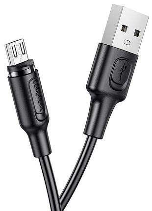 Кабель borofone usb to micro.,, pvc, pvc connectors, magnetic, black ( )