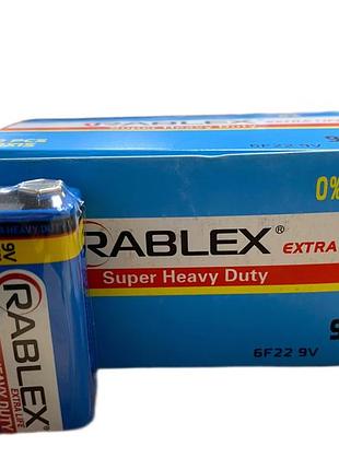 Батарейка солевая rablex (крона) 1 pcs shrink ( )