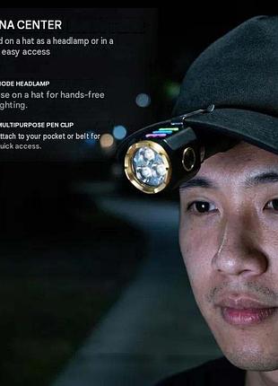 Ліхтар night vision fluorescence,, зп type-c, магніт, box 4