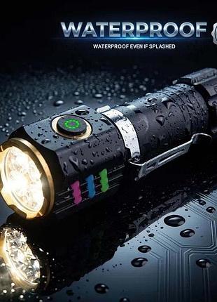 Ліхтар night vision fluorescence,, зп type-c, магніт, box 6