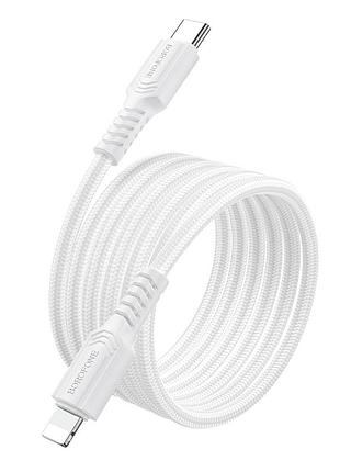 Кабель borofone certain pd charging data cable ip white ( ) 3