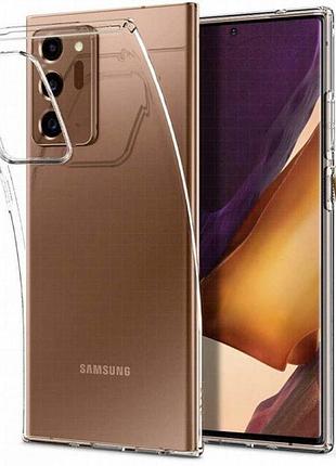 Tpu чехол epic transparent 1,5mm для samsung galaxy note 20 ultra бесцветный (прозрачный)