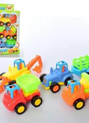 Набор инерционных машинок limo toy 345-2a строительная техника для детей
