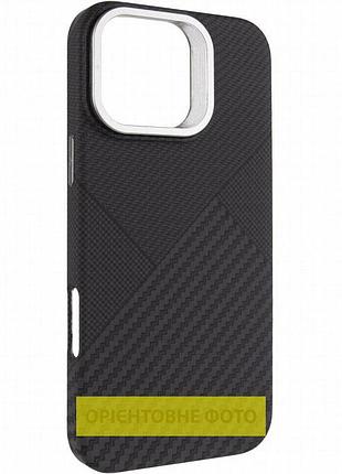 Tpu чехол pixel craft with magnetic fit для apple iphone 16 (6.1") graphite flow