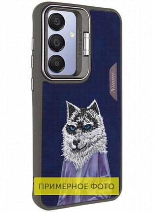 Tpu+pc чехол friends для xiaomi redmi 14c / poco c75 blue wolf