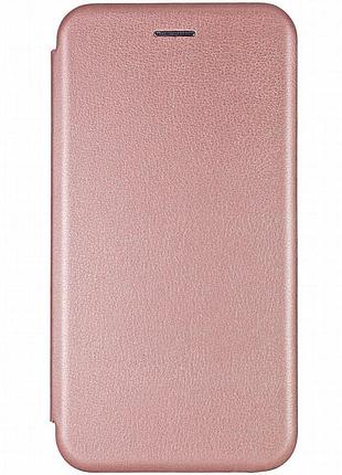 Кожаный чехол-книжка classy для xiaomi redmi note 8t rose gold