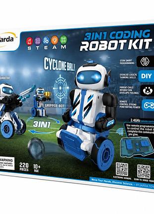 Конструктор robot kit 3в1 byjarda – footballer/sharpshooter/gripper, деталей (24 шт)