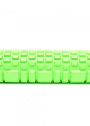 Роллер для занятий йогой и пилатесом gemini grid combi roller g0011 зелёный