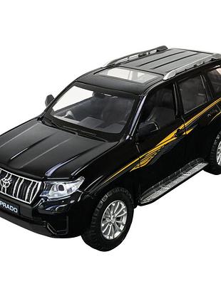 Автомодель металлическая автопром toyota land cruiser prado 1:24 68270a(b)