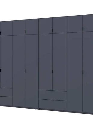 Шафа для одягу doros лукас графіт дсп 320х50х240 drs- )