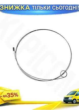 Ku трос для щіток universal fit 3м сталевий для чищення димоходів з гвинтовим кріпленням йорж для чище uni2l_k