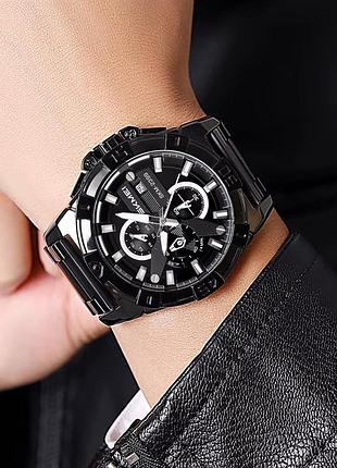 Годинники наручні skmei, black 4
