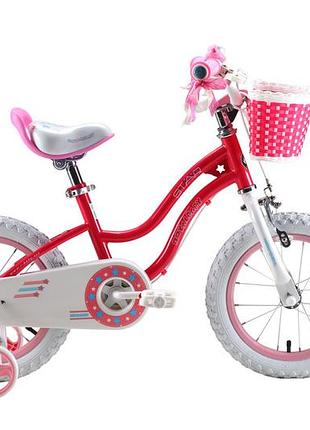 Детский велосипед royal baby stargirl rb16g-1 рожевый