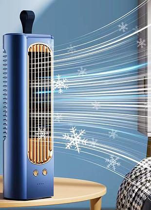 Вентилятор мінікондиціонер настільний з акумулятором vertical hair dryer ly-624 (40)