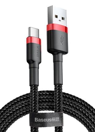 Кабель baseus cafule cable usb for type-c red+black ( ) 5