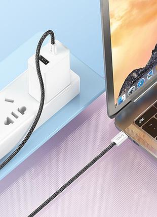 Кабель hoco source charging data cable type-c to ) black ( ) 3