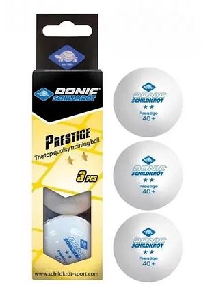 М'ячі для настільного тенісу donic prestige 2* 40+