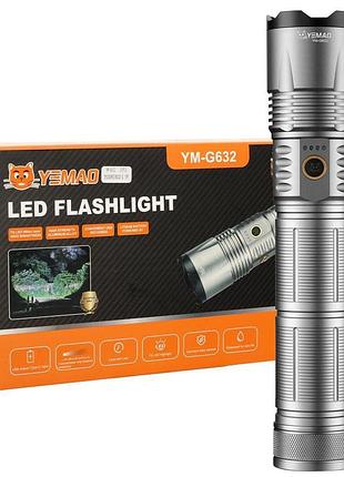 Фонарь yemao tg,, power bank, зу type-c, zoom, кейс