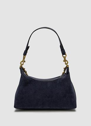 💎 coach juliet shoulder bag blue suede 2