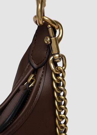 💎 coach juliet shoulder bag brown smooth leather 2