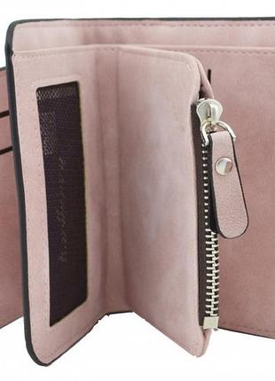 Жіночий замшевий гаманець baellerry forever mini n pink, рожевий (500 шт./ясть)