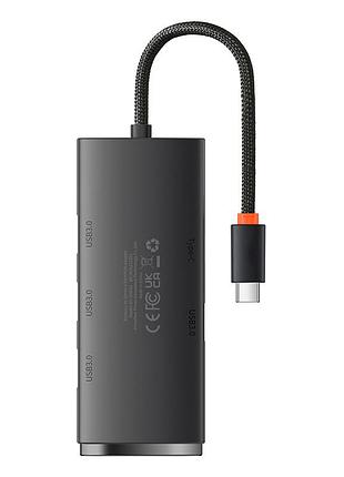 Usb-хаб baseus lite series type-c hub adapter (type-c to usb. ) black ( ) 4