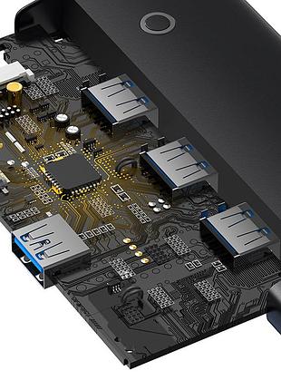 Usb-хаб baseus lite series type-c hub adapter (type-c to usb. ) black ( ) 7