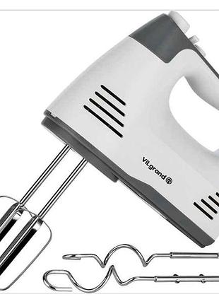 Миксер 400вт 5 рез. шв., турбо vhm4003_gray тм vilgrand