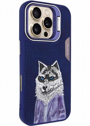 Tpu+pc чехол friends для apple iphone 16 pro (6.3") blue wolf