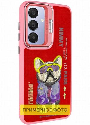 Tpu+pc чехол friends для xiaomi redmi 14c / poco c75 pink dog