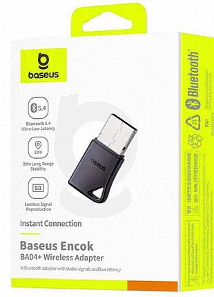 Bluetooth адаптер baseus ba04+ (a10082600121) black 3
