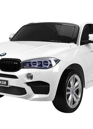 Детский двухместный электромобиль лицензия bmw х6 jj2168b