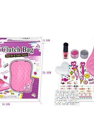 G266051-mbk-335 дитячий набір для нігтів та татуювань "clutch bag girl's creator"