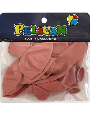Латексные шарики "( ) винтажный розовый антик, pelican 10шт