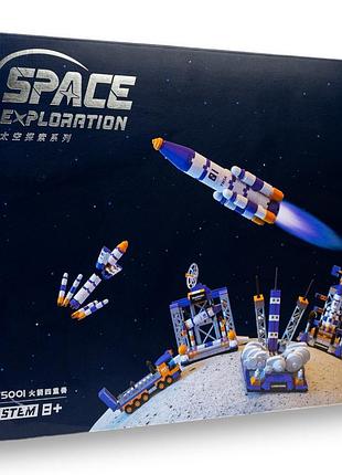 G439477-t5001 ракетный набор rocket quartet "space exploration" tuomu 1107 деталей