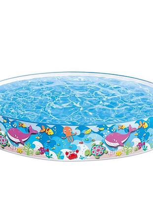 Бассейн наливной каркасный детский intex 450л., 1.43 кг, 152-25см