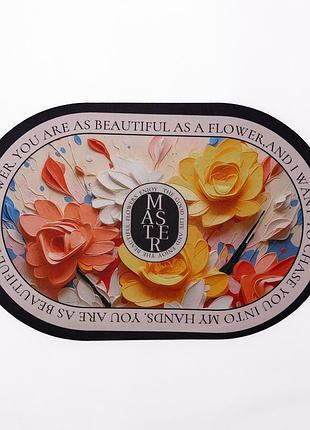 Килимок діатомітовий універсальний beautiful flowers 58*38 см з ефектом 3-d hp-42-55