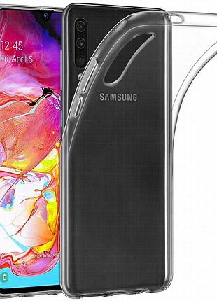 Tpu чехол epic transparent 1,5mm для samsung galaxy a70 (a705f) бесцветный (прозрачный)