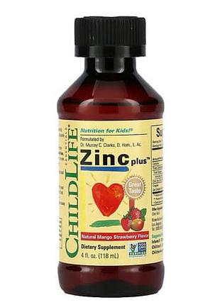 Childlife zinc plus 118 мл