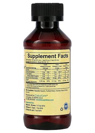 Childlife zinc plus 118 мл 2