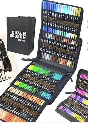 Акварельні color pencil 60 cd художні маркери із сумкою для малювання, (36)