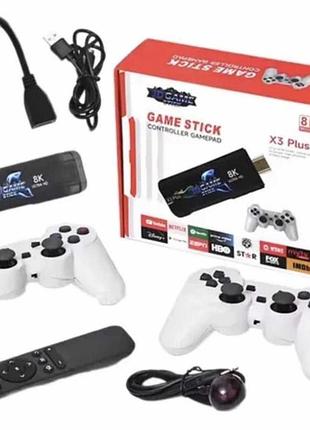 Игровая приставка game stick x3 plus. (40) (10)