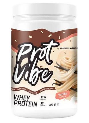 Progress whey protein vibe 900 грамм ваниль