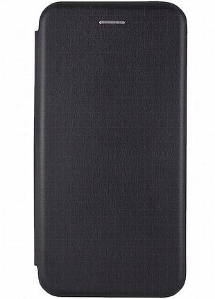 Кожаный чехол-книжка classy для motorola edge 60 / 60 fusion черный