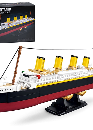 Конструктор sluban m38-b1551 титаник 378 деталей 39 см 1:700, в коробке 30-23,5-9см