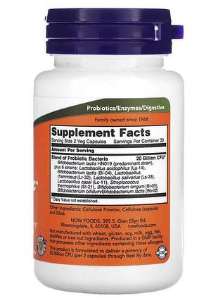 Now clinical gi probiotic 50+ formula 60 capsules 2