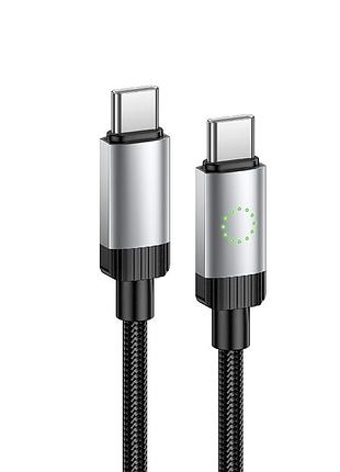 Кабель hoco star charging data cable c to c black ( )
